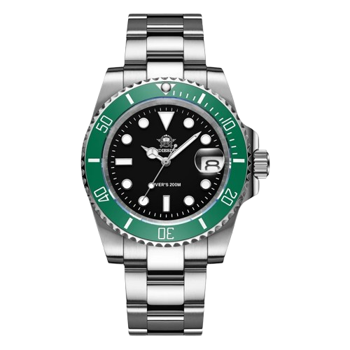 ADDIESDIVE Men’s Steel Watch – Waterproof Business/Sport