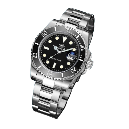 ADDIESDIVE Men’s Steel Watch – Waterproof Business/Sport